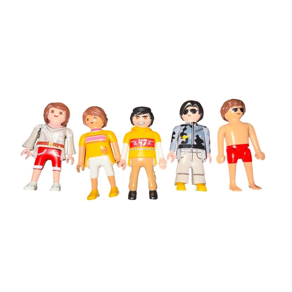 Playmobil People Figure Lot of 5 Vacation‎ Casual Theme Characters